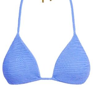 Monday Swimwear Light Palma Top Pool Crinkle L